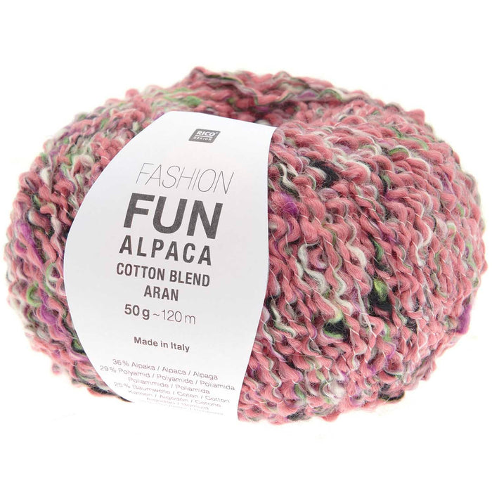 RICO Fashion Fun Alpaca Cotton Blend Aran Multicolor