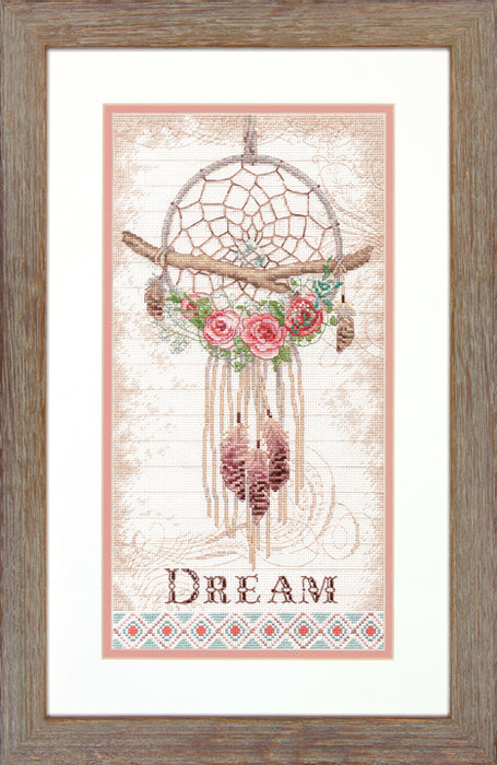 Cross Stitch Kit Dimensions - Floral Dreamcatcher, D70-35375