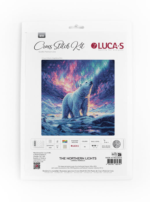 Cross Stitch Kit Luca-S - The Northern Lights, B712