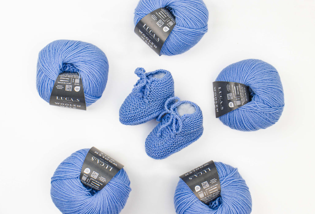 Garter Stitch Baby Booties Pattern