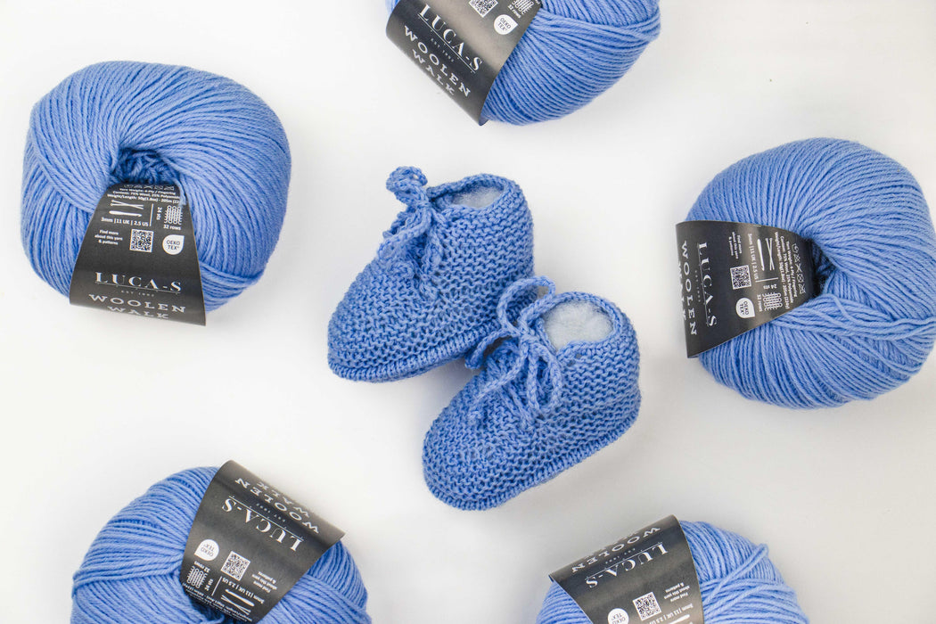 Garter Stitch Baby Booties Pattern