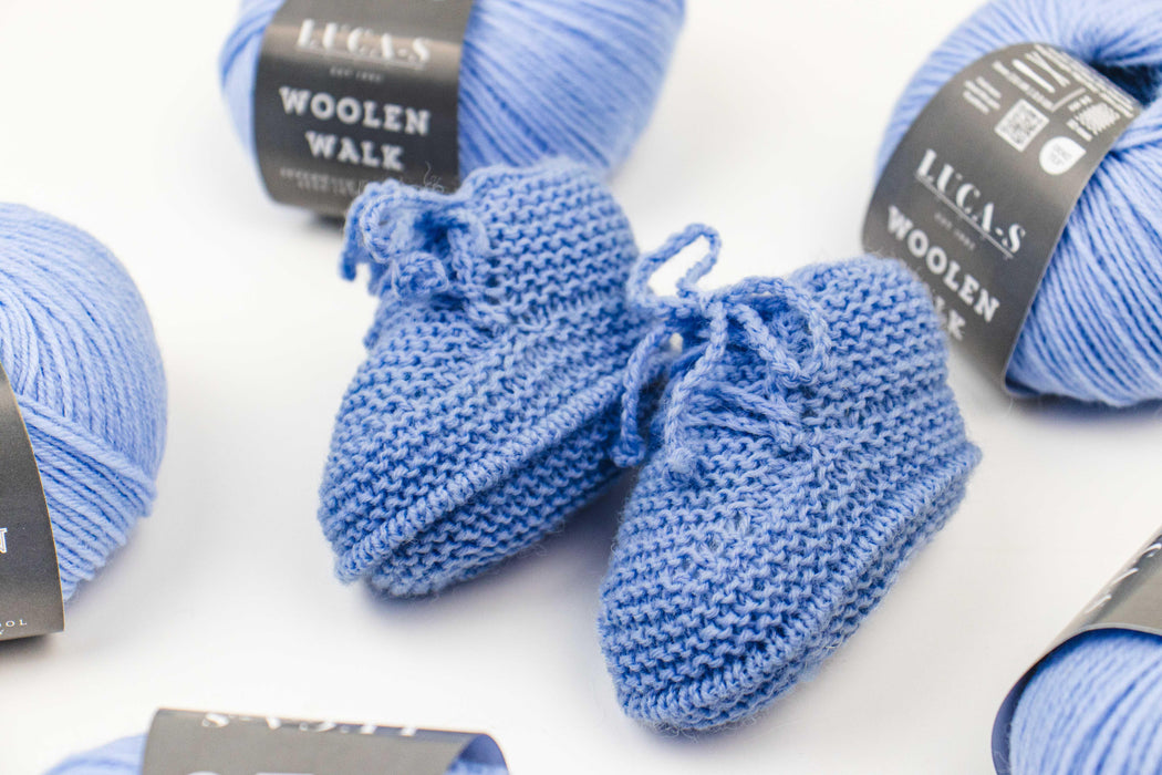 Garter Stitch Baby Booties Pattern