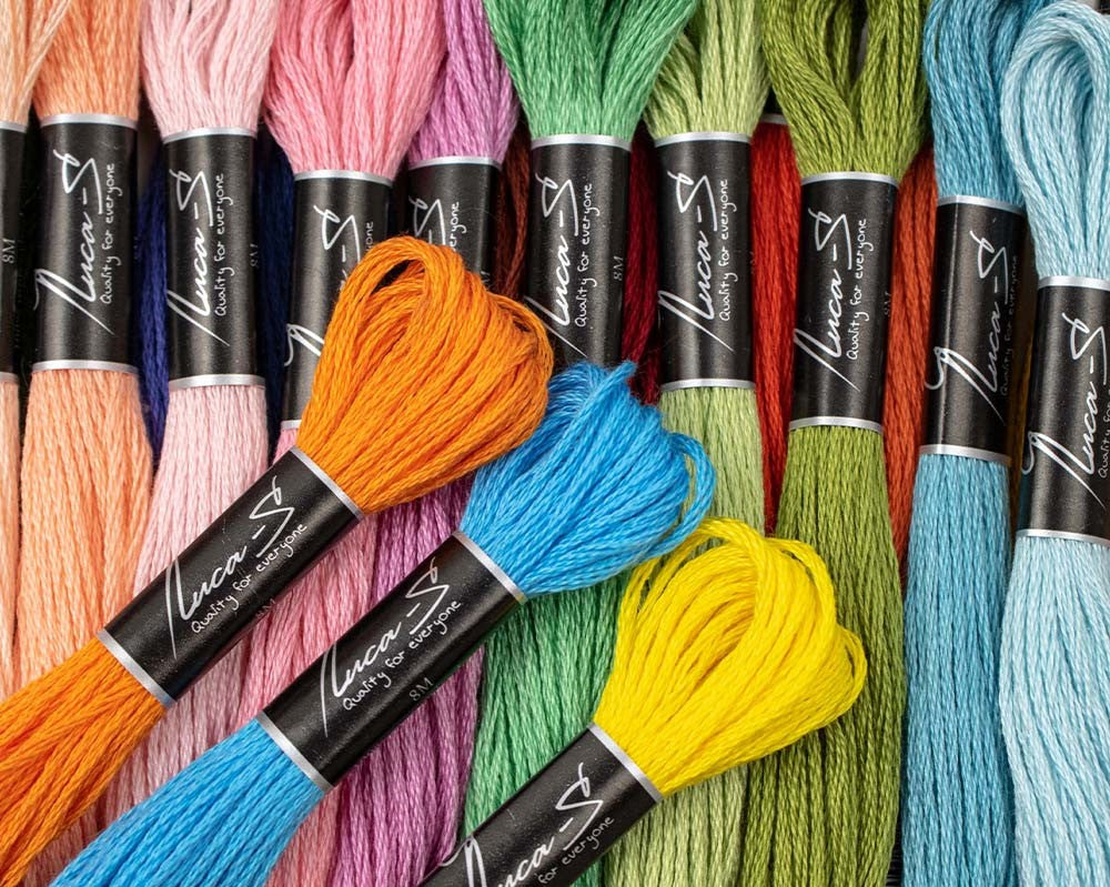 Plastic Cross Stitch Bobbins Embroidery Floss Thread Holder 25 50 75 100  200 