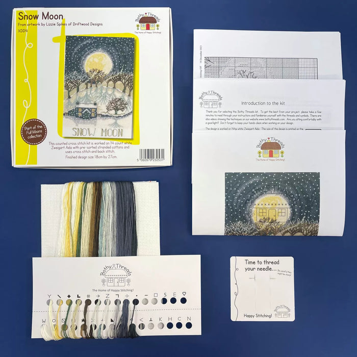 Cross Stitch Kit Bothy Threads - Snow moon