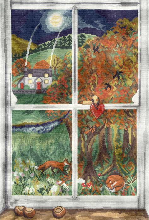 Cross Stitch Kit Bothy Threads - Conker Window