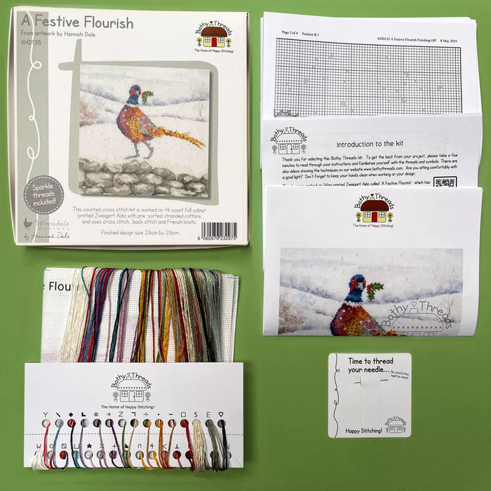 Cross Stitch Kit Bothy Threads - A Festive Flourish