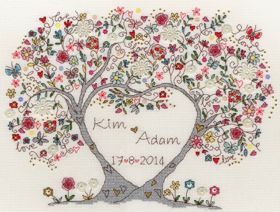 Cross Stitch Kit Bothy Threads - Love Blossoms