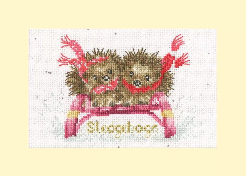 Cross Stitch Kit Bothy Threads - Sledgehogs