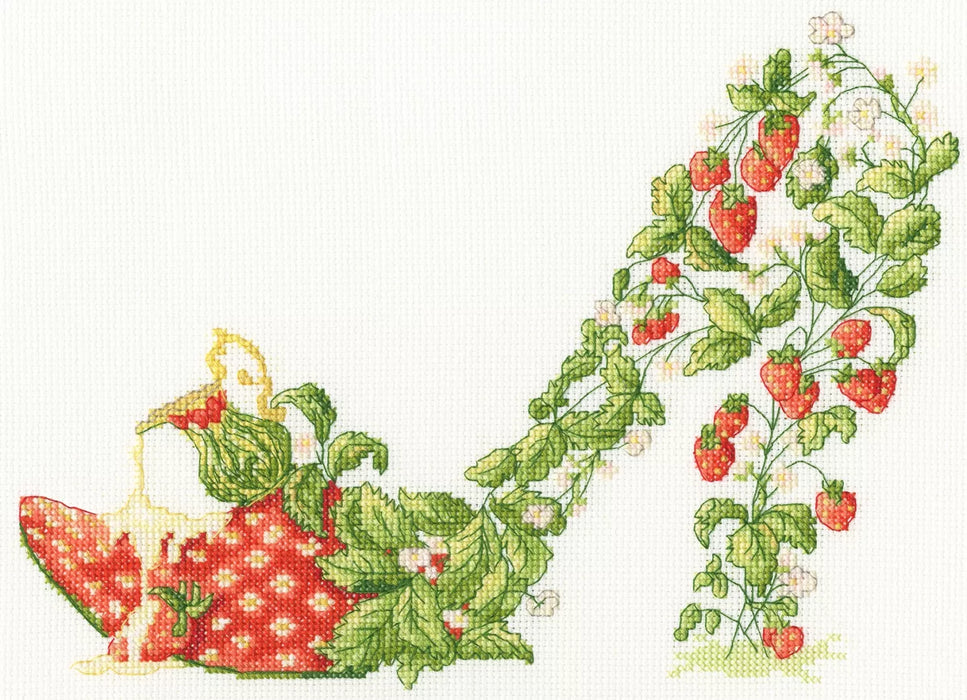 Cross Stitch Kit Bothy Threads - Strawberries And Cream