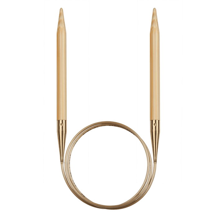 AddiNature Bamboo Circular Needle 100cm Addi Circular Knitting Needles - HobbyJobby