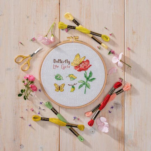 Anchor Cross Stitch Kit - Butterfly Life Cross Stitch Kits - HobbyJobby