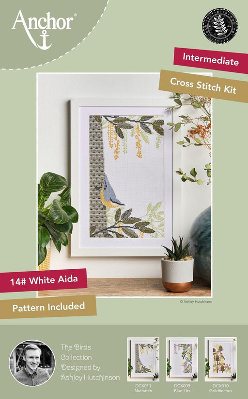 Anchor Cross Stitch Kit - DCX011, Birds Collection Cross Stitch Kits - HobbyJobby