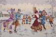 Anchor Cross Stitch Kit - Skaters at Christmas Cross Stitch Kits - HobbyJobby