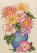 Anchor Starter Cross Stitch Kit - AK134, Floral Spray Cross Stitch Kits - HobbyJobby