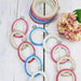 Blue Embroidery Round Hoop - Nurge Flexible Hoop, Round Cross Stitch Hoop Hoops - HobbyJobby