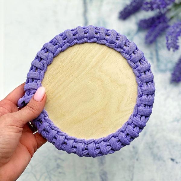 Bobilon Round Wooden Bottom for Crochet Baskets Crochet Accessories - HobbyJobby