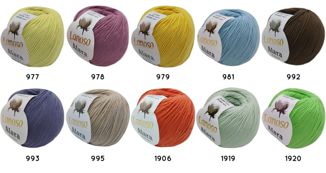 Crochet and Knitting Yarn - Lanoso Alara DK Yarn - HobbyJobby