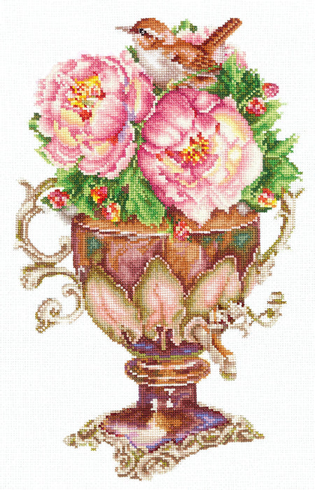 Cross Stitch Kit Andriana - Samovar, S-61 Andriana Cross Stitch Kits - HobbyJobby