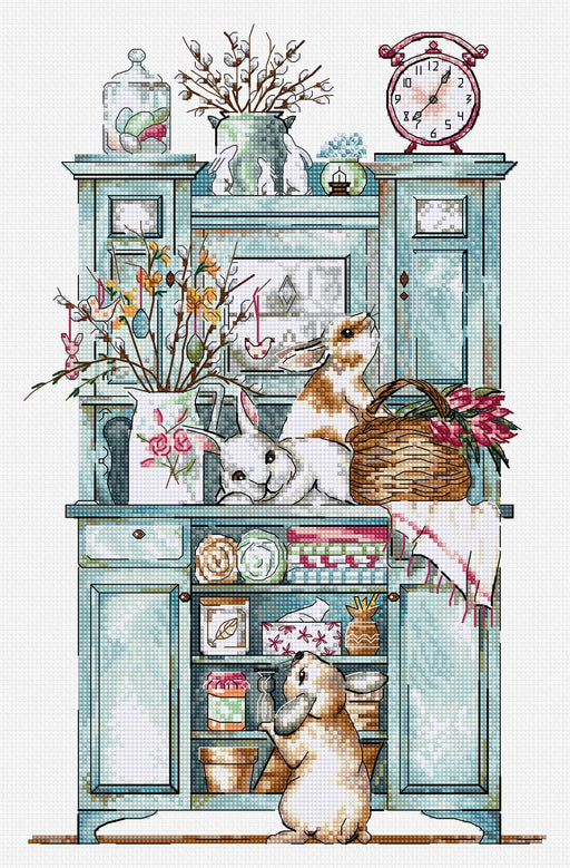 Cross Stitch Kit HobbyJobby - Bunny Buffet Cross Stitch Kits - HobbyJobby