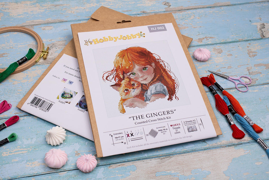 Cross Stitch Kit HobbyJobby - The Gingers Cross Stitch Kits - HobbyJobby