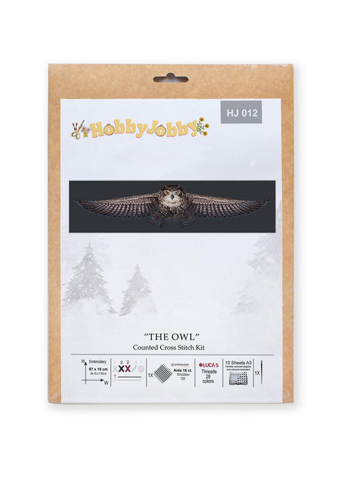 Cross Stitch Kit HobbyJobby -The Owl HobbyJobby Cross Stitch Kits - HobbyJobby