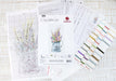 Cross Stitch Kit Luca-S - Bouquet with lavender, B7008