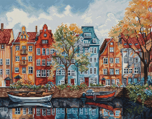 Cross Stitch Kit Luca-S - Copenhagen, BU5046 Luca-S Cross Stitch Kits - HobbyJobby