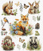 Cross Stitch Kit Luca-S - Forest Animals, BU5057 Luca-S Counted Cross Stitch Kit - HobbyJobby