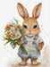 Cross Stitch Kit Luca-S - The Bunny's Surprise, B1409 Luca-S Cross Stitch Kits - HobbyJobby