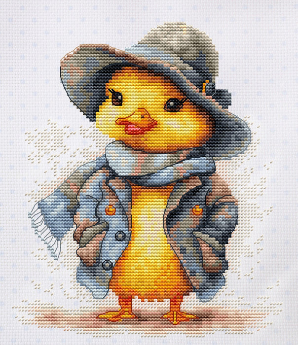 Cross Stitch Kit Luca-S - The Detective Duck, B1416 Luca-S Cross Stitch Kits - HobbyJobby