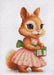 Cross Stitch Kit Luca-S - The Squirrel's Gift, B1414 Luca-S Cross Stitch Kits - HobbyJobby