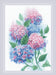 Cross Stitch Kit Riolis - 2139, Graceful Hydrangeas Cross Stitch Kits - HobbyJobby