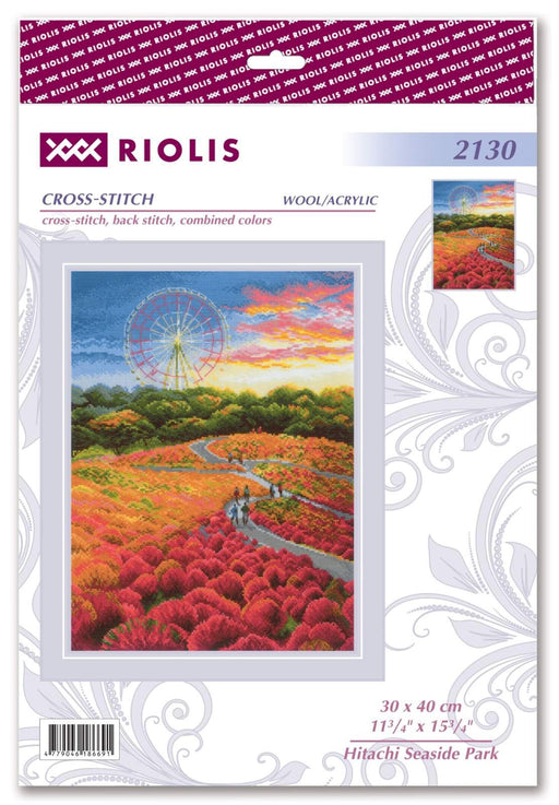 Cross Stitch Kit Riolis - Hitachi Seaside Park, 2130 Cross Stitch Kits - HobbyJobby