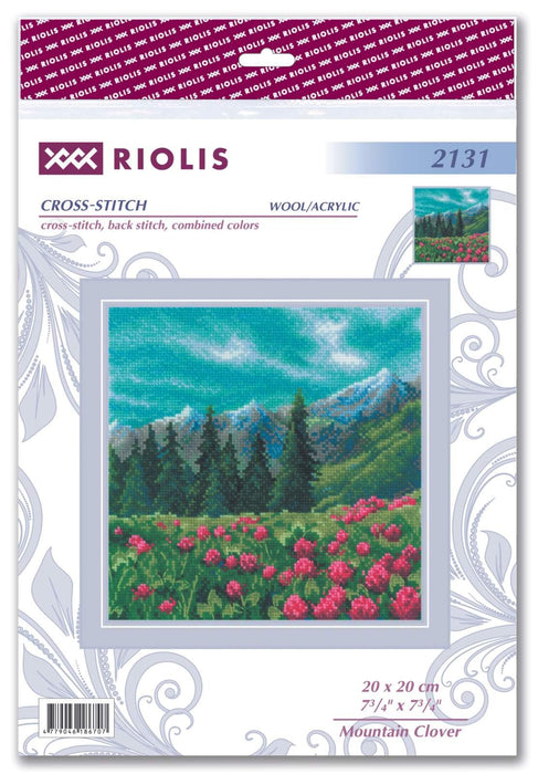 Cross Stitch Kit Riolis - Mountain Clover, 2131 Cross Stitch Kits - HobbyJobby