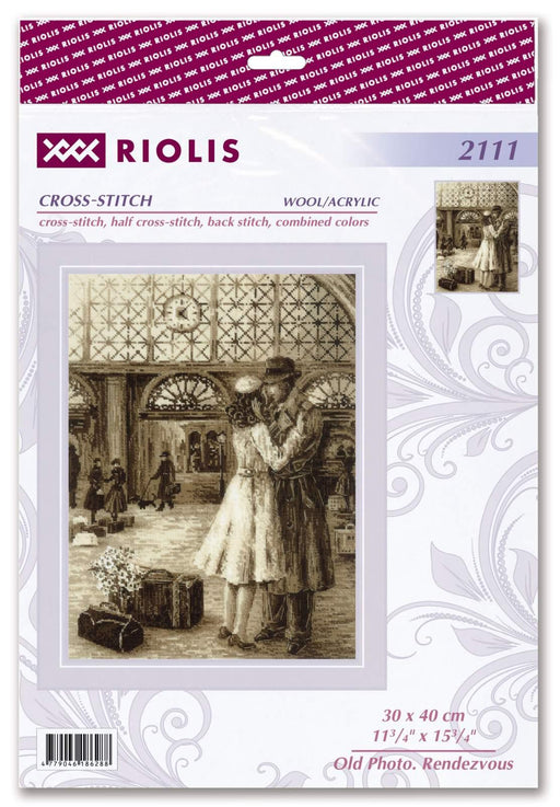 Cross Stitch Kit Riolis - Old Photo. Rendezvous, 2111 Cross Stitch Kits - HobbyJobby