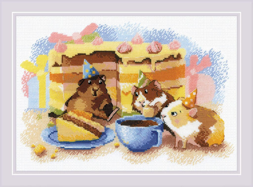 Cross Stitch Kit Riolis - R2126, The Tastiest Bite Cross Stitch Kits - HobbyJobby