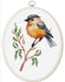 Cross Stitch Kit with Hoop Included Luca-S - Bird On The Branch, BC106 Luca-S Cross Stitch Kits - HobbyJobby