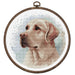 Cross Stitch Kit with Hoop Included Luca-S - The Labrador, BC211 Cross Stitch Kits - HobbyJobby