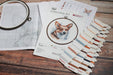 Cross Stitch Kit with Hoop Included Luca-S - Welsh Corgi, BC212 Cross Stitch Kits - HobbyJobby