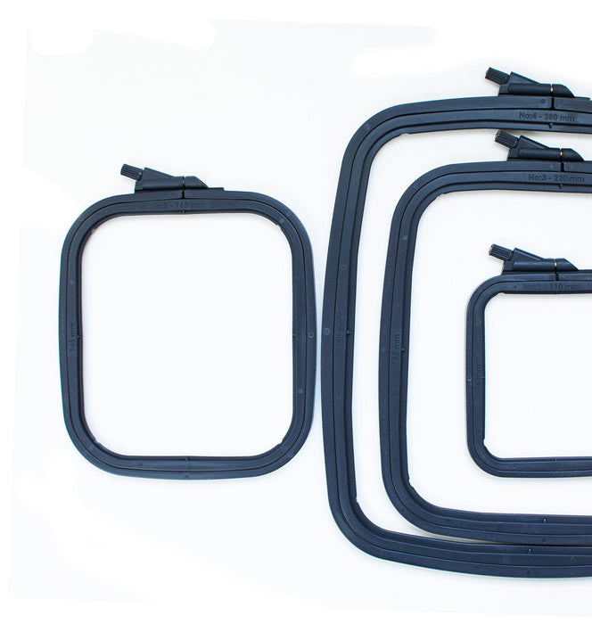 Cross Stitch Square Hoop, Navy - Nurge Embroidery Hoop Hoops - HobbyJobby