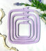 Cross Stitch Square Hoop, Purple - Nurge Embroidery Hoop Hoops - HobbyJobby