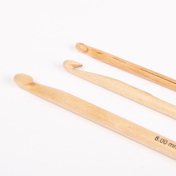 DROPS Crochet Hooks 15 cm Birch DROPS Crochet Accessories - HobbyJobby