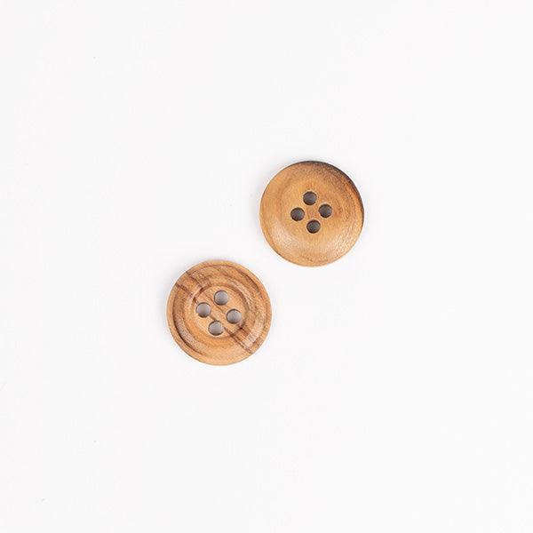 Drops Olive Wood Buttons DROPS Buttons - HobbyJobby