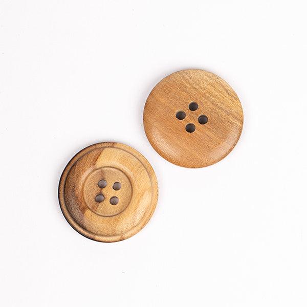 Drops Olive Wood Buttons DROPS Buttons - HobbyJobby