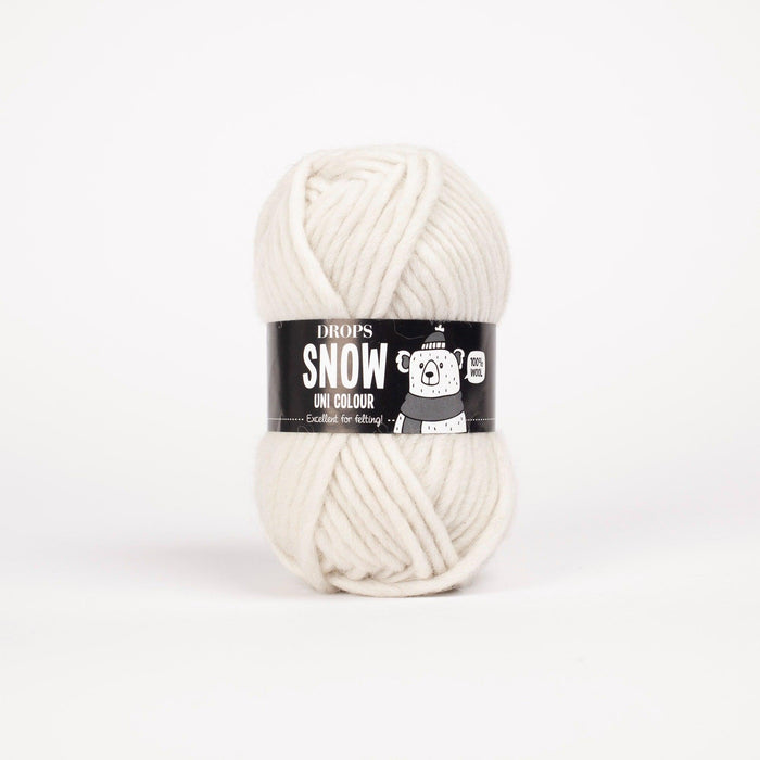 DROPS Snow/Eskimo DROPS Super Chunky Yarn - HobbyJobby