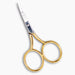 Luca-S Embroidery Scissors Widebow Gold Plated Handles Luca-S Scissors - HobbyJobby