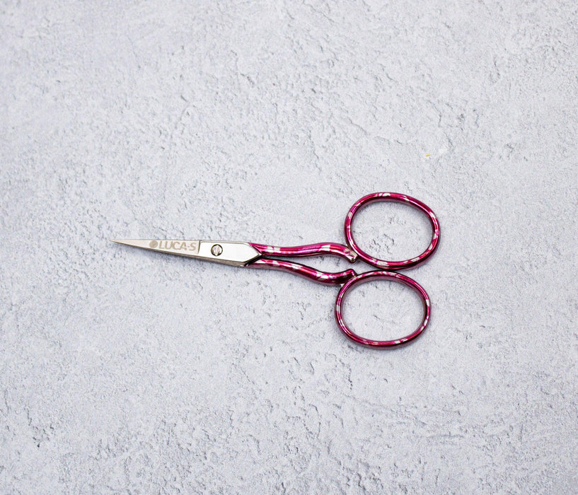 Luca-S Embroidery Scissors with Colored Handles Luca-S Scissors - HobbyJobby