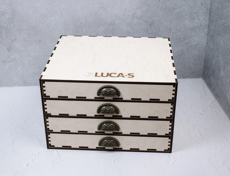 Luca-S Mouline Organizer - OL-03 Organizer Box 4 Luca-S Mouline 520 colors Luca-S Organizer Box - HobbyJobby