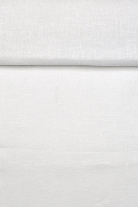 Luca-S Natural Pure 100% Linen Wrinkled Fabric Natural White Color Luca-S Linen Fabrics - HobbyJobby