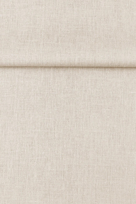 Luca-S Natural Pure Linen Wrinkled Fabric Light Beige Color Luca-S Linen Fabrics - HobbyJobby